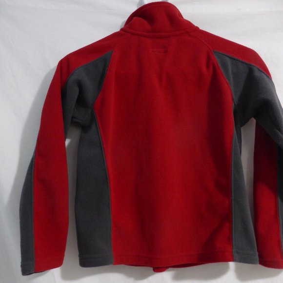EDDIE BAUER, red & grey, fleece jacket, small, 8 - Picture 2 of 6